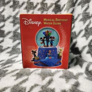 01' Disney 100th Hallmark Musical Birthday Water Globe Limited Edition